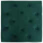 vidaXL Taburete verde oscuro 60x60x36 cm terciopelo vidaXL Taburete verde oscuro 60x60x36 cm terciopelo
