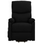 vidaXL Sillón de masaje elevable tela negro vidaXL Sillón de masaje elevable tela negro