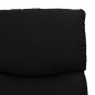 vidaXL Sillón de masaje elevable tela negro vidaXL Sillón de masaje elevable tela negro