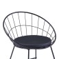 vidaXL Taburete de barra de cocina 2 unidades cuero sintético negro vidaXL Taburete de barra de cocina 2 unidades cuero sintético negro
