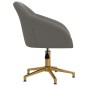 vidaXL Sillas de comedor giratorias 2 unidades terciopelo gris oscuro vidaXL Sillas de comedor giratorias 2 unidades terciopelo gris oscuro