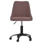 vidaXL Sillas de comedor giratorias 2 unidades tela marrón vidaXL Sillas de comedor giratorias 2 unidades tela marrón