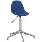 vidaXL Sillas de comedor giratorias 2 unidades tela azul