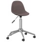 vidaXL Sillas de comedor giratorias 2 unidades tela gris taupe vidaXL Sillas de comedor giratorias 2 unidades tela gris taupe