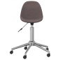 vidaXL Sillas de comedor giratorias 2 unidades tela gris taupe vidaXL Sillas de comedor giratorias 2 unidades tela gris taupe