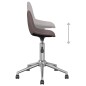 vidaXL Sillas de comedor giratorias 2 unidades tela gris taupe vidaXL Sillas de comedor giratorias 2 unidades tela gris taupe