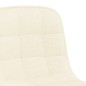 vidaXL Sillas de comedor giratorias 2 unidades tela color crema vidaXL Sillas de comedor giratorias 2 unidades tela color crema
