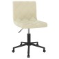 vidaXL Sillas de comedor giratorias 2 uds terciopelo crema vidaXL Sillas de comedor giratorias 2 uds terciopelo crema