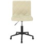 vidaXL Sillas de comedor giratorias 2 uds terciopelo crema vidaXL Sillas de comedor giratorias 2 uds terciopelo crema
