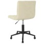 vidaXL Sillas de comedor giratorias 2 uds terciopelo crema vidaXL Sillas de comedor giratorias 2 uds terciopelo crema