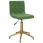 vidaXL Sillas de comedor giratorias 2 unidades terciopelo verde oscuro vidaXL Sillas de comedor giratorias 2 unidades terciopelo verde oscuro