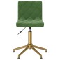 vidaXL Sillas de comedor giratorias 2 unidades terciopelo verde oscuro vidaXL Sillas de comedor giratorias 2 unidades terciopelo verde oscuro