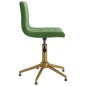 vidaXL Sillas de comedor giratorias 2 unidades terciopelo verde oscuro vidaXL Sillas de comedor giratorias 2 unidades terciopelo verde oscuro