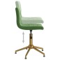 vidaXL Sillas de comedor giratorias 2 unidades terciopelo verde oscuro vidaXL Sillas de comedor giratorias 2 unidades terciopelo verde oscuro