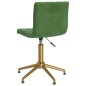 vidaXL Sillas de comedor giratorias 2 unidades terciopelo verde oscuro vidaXL Sillas de comedor giratorias 2 unidades terciopelo verde oscuro