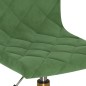 vidaXL Sillas de comedor giratorias 2 unidades terciopelo verde oscuro vidaXL Sillas de comedor giratorias 2 unidades terciopelo verde oscuro