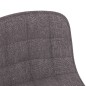 vidaXL Sillas de comedor giratorias 2 unidades tela gris taupé vidaXL Sillas de comedor giratorias 2 unidades tela gris taupé