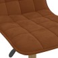 vidaXL Sillas de comedor giratorias 2 unidades terciopelo marrón vidaXL Sillas de comedor giratorias 2 unidades terciopelo marrón