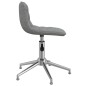 vidaXL Sillas de comedor giratorias 2 unidades tela gris claro vidaXL Sillas de comedor giratorias 2 unidades tela gris claro