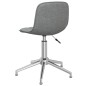 vidaXL Sillas de comedor giratorias 2 unidades tela gris claro vidaXL Sillas de comedor giratorias 2 unidades tela gris claro
