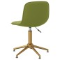 vidaXL Sillas de comedor giratorias 2 unidades terciopelo verde claro vidaXL Sillas de comedor giratorias 2 unidades terciopelo verde claro