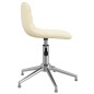 vidaXL Sillas de comedor giratorias 2 unidades tela color crema vidaXL Sillas de comedor giratorias 2 unidades tela color crema