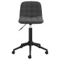 vidaXL Sillas de comedor giratorias 2 uds de terciopelo negro vidaXL Sillas de comedor giratorias 2 uds de terciopelo negro
