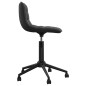vidaXL Sillas de comedor giratorias 2 uds de terciopelo negro vidaXL Sillas de comedor giratorias 2 uds de terciopelo negro