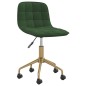 vidaXL Sillas de comedor giratorias 2 unidades terciopelo verde oscuro vidaXL Sillas de comedor giratorias 2 unidades terciopelo verde oscuro