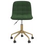 vidaXL Sillas de comedor giratorias 2 unidades terciopelo verde oscuro vidaXL Sillas de comedor giratorias 2 unidades terciopelo verde oscuro