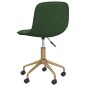 vidaXL Sillas de comedor giratorias 2 unidades terciopelo verde oscuro vidaXL Sillas de comedor giratorias 2 unidades terciopelo verde oscuro
