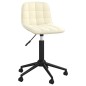 vidaXL Sillas de comedor giratorias 2 uds terciopelo crema vidaXL Sillas de comedor giratorias 2 uds terciopelo crema