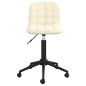 vidaXL Sillas de comedor giratorias 2 uds terciopelo crema vidaXL Sillas de comedor giratorias 2 uds terciopelo crema