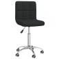 vidaXL Sillas de comedor giratorias 2 unidades tela negro vidaXL Sillas de comedor giratorias 2 unidades tela negro