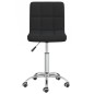 vidaXL Sillas de comedor giratorias 2 unidades tela negro vidaXL Sillas de comedor giratorias 2 unidades tela negro