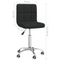 vidaXL Sillas de comedor giratorias 2 unidades tela negro vidaXL Sillas de comedor giratorias 2 unidades tela negro