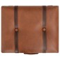 vidaXL Taburete de almacenamiento 40 cm marrón tostado cuero sintético vidaXL Taburete de almacenamiento 40 cm marrón tostado cuero sintético