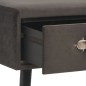 vidaXL Mesa de centro de terciopelo gris 80x40x46 cm vidaXL Mesa de centro de terciopelo gris 80x40x46 cm