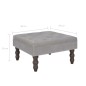 vidaXL Taburete gris oscuro 60x60x36 cm terciopelo vidaXL Taburete gris oscuro 60x60x36 cm terciopelo