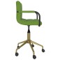 vidaXL Sillas de comedor giratorias 2 unidades terciopelo verde claro vidaXL Sillas de comedor giratorias 2 unidades terciopelo verde claro