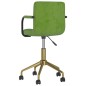 vidaXL Sillas de comedor giratorias 2 unidades terciopelo verde claro vidaXL Sillas de comedor giratorias 2 unidades terciopelo verde claro