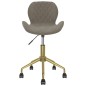 vidaXL Sillas de comedor giratorias 2 uds de terciopelo gris claro vidaXL Sillas de comedor giratorias 2 uds de terciopelo gris claro