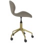 vidaXL Sillas de comedor giratorias 2 uds de terciopelo gris claro vidaXL Sillas de comedor giratorias 2 uds de terciopelo gris claro