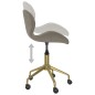 vidaXL Sillas de comedor giratorias 2 uds de terciopelo gris claro vidaXL Sillas de comedor giratorias 2 uds de terciopelo gris claro