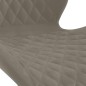 vidaXL Sillas de comedor giratorias 2 uds de terciopelo gris claro vidaXL Sillas de comedor giratorias 2 uds de terciopelo gris claro
