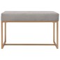 vidaXL Banco 80 cm terciopelo gris vidaXL Banco 80 cm terciopelo gris