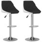 vidaXL Taburetes de cocina 2 unidades cuero sintético negro y blanco vidaXL Taburetes de cocina 2 unidades cuero sintético negro y blanco
