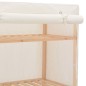 vidaXL Armario de tela blanco 79x40x170 cm vidaXL Armario de tela blanco 79x40x170 cm