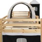 vidaXL Cama alta para niños tobogán y escalera madera pino 97x208 cm vidaXL Cama alta para niños tobogán y escalera madera pino 97x208 cm