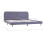 vidaXL Estructura de cama de tela gris claro 180x200 cm vidaXL Estructura de cama de tela gris claro 180x200 cm